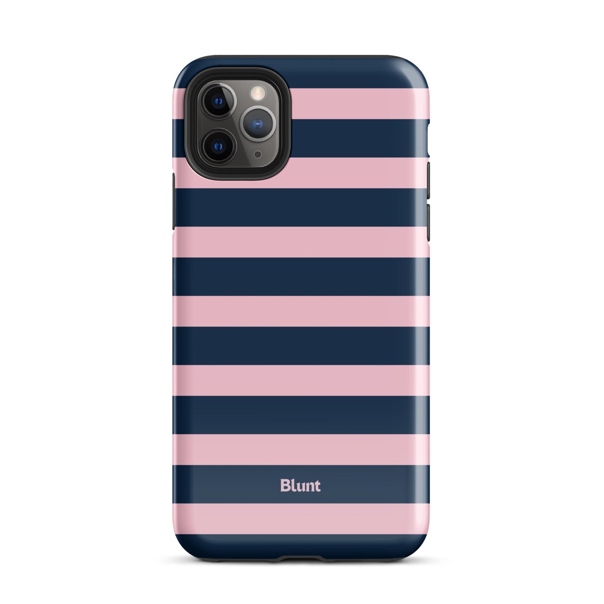 Blueberry Blush Stripe iPhone Case - Blunt Cases