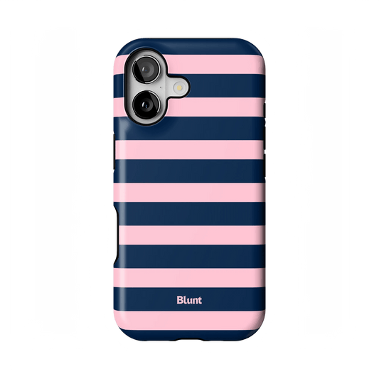 Blueberry Blush Stripe iPhone Case - Blunt Cases