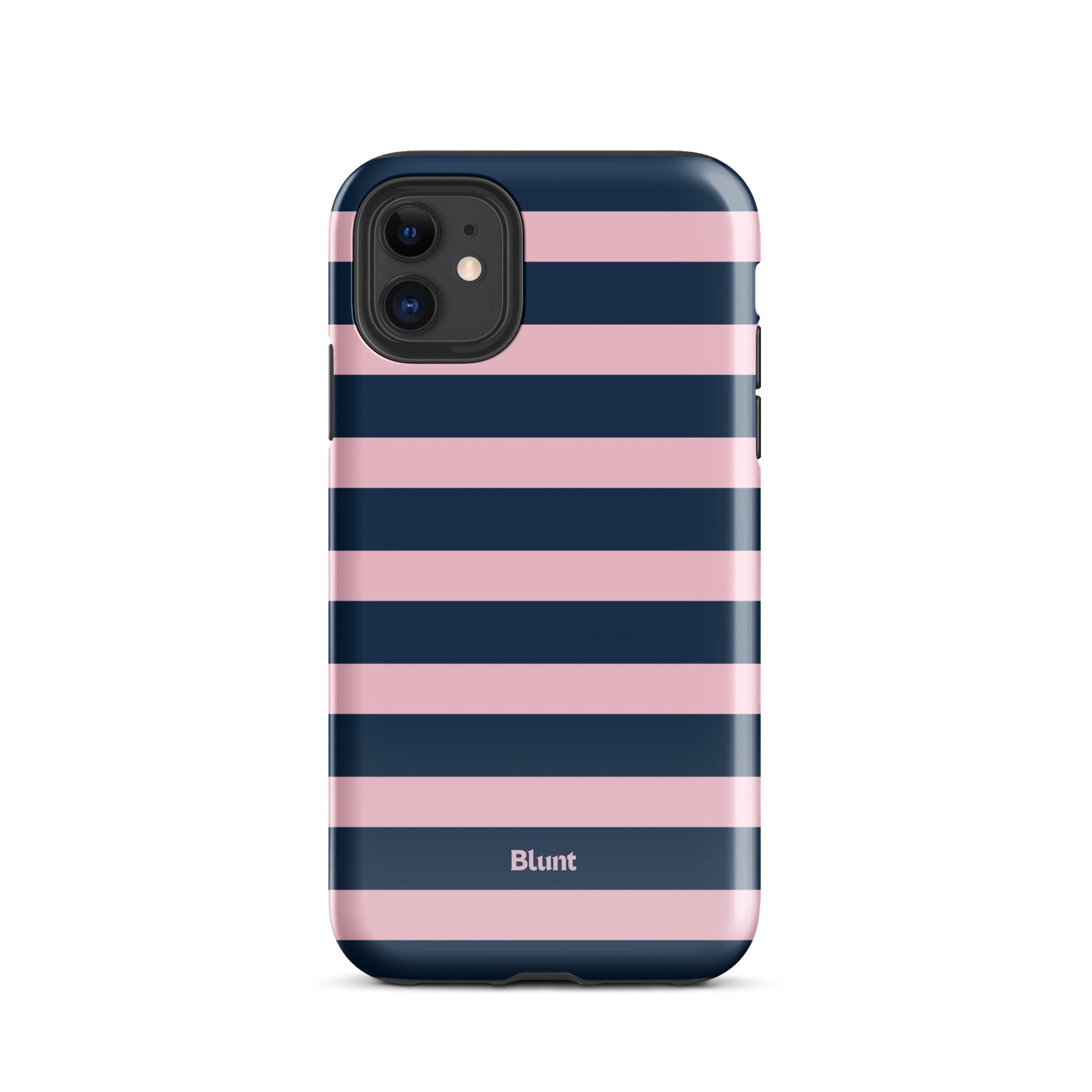 Blueberry Blush Stripe iPhone Case - Blunt Cases