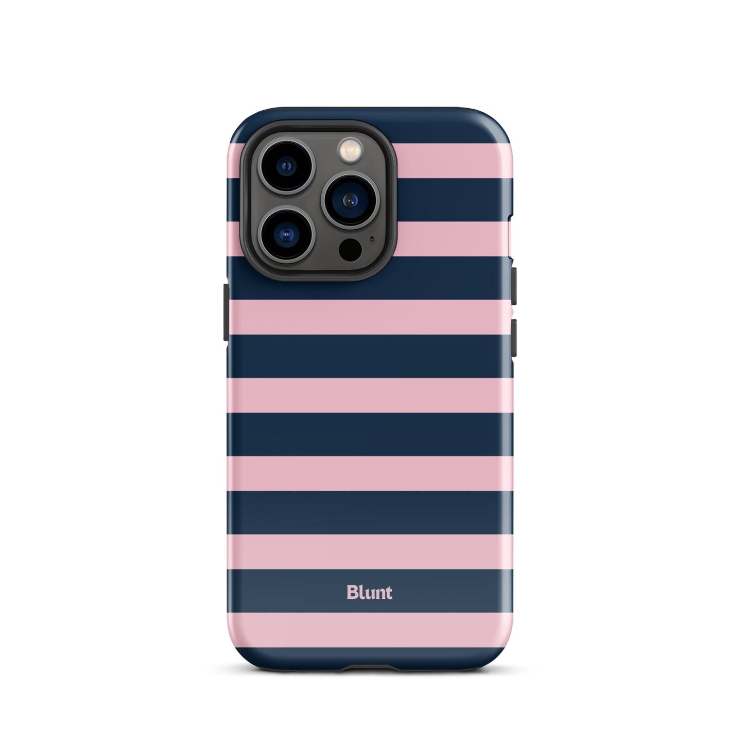 Blueberry Blush Stripe iPhone Case - Blunt Cases