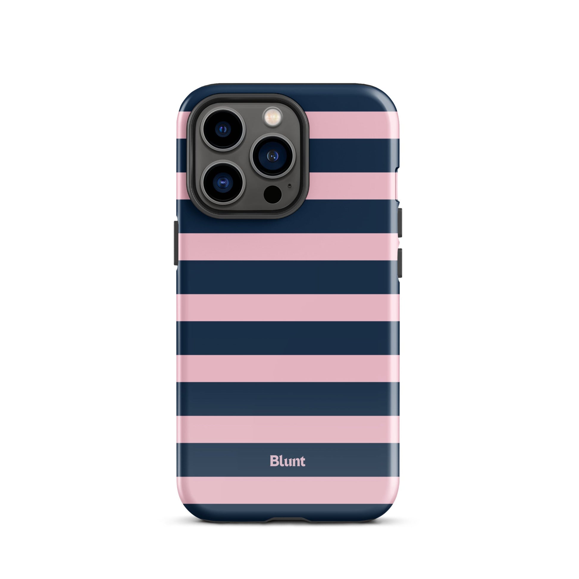 Blueberry Blush Stripe iPhone Case - Blunt Cases