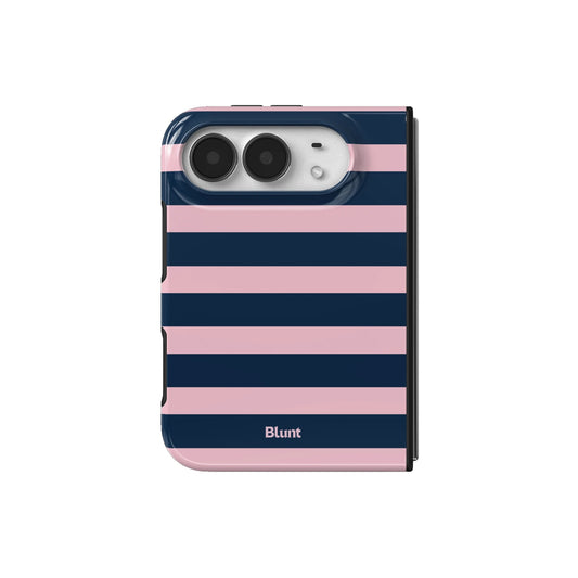 blueberry-blush-stripe-iphone-case iPhone 18 Duo case, view 2