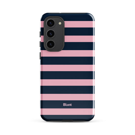 Blueberry Blush Stripe Samsung Case - Blunt Cases