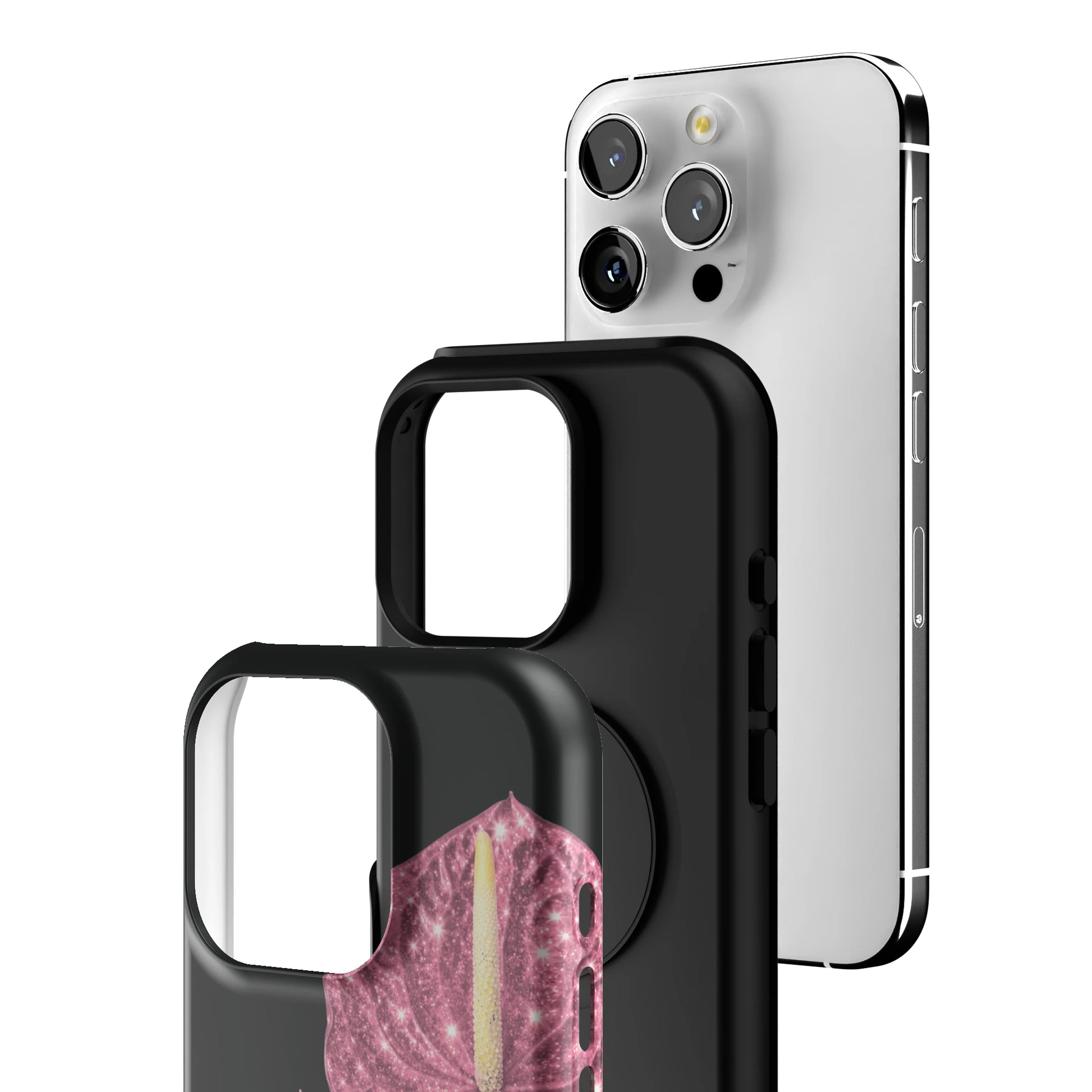 Blush Anthura iPhone Case gallery - Iphone_16_Pro_3