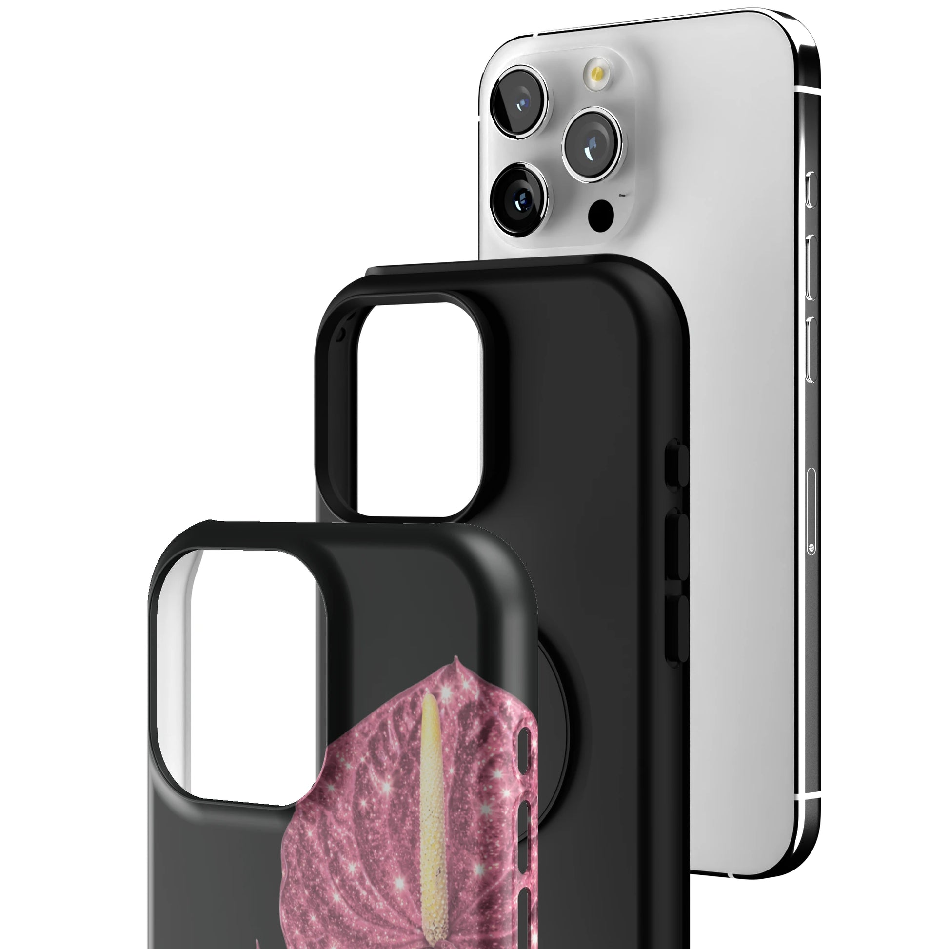Blush Anthura iPhone Case gallery - Iphone_16_Pro_Max_3