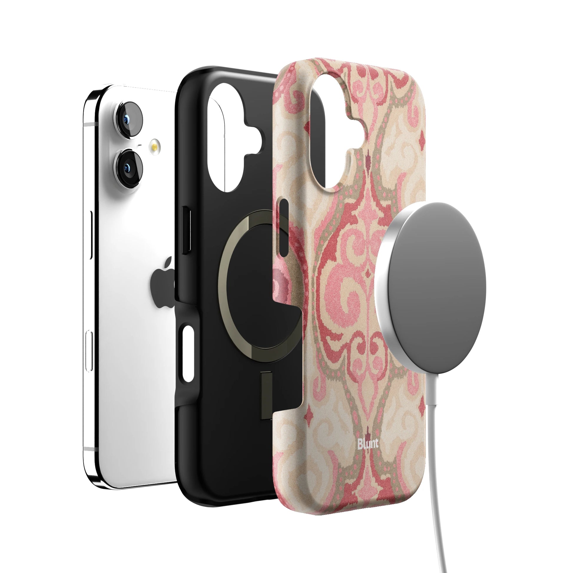 Blush Damask iPhone Case gallery - Iphone_17_Iphone_4