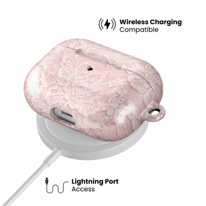 Blush Lace AirPod Case - Blunt Cases