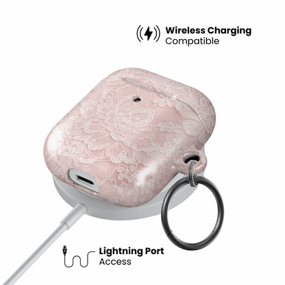Blush Lace AirPod Case - Blunt Cases