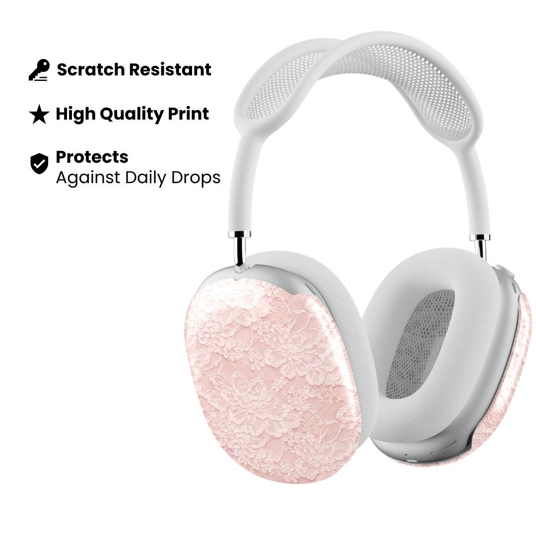 Blush Lace AirPod Max Case - Blunt Cases