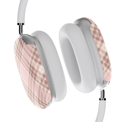 Blush Plaid AirPod Max Case - Blunt Cases