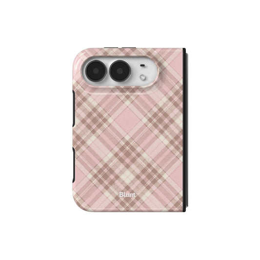 blush-plaid-iphone-case iPhone 18 Duo case, view 2