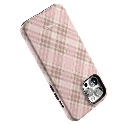 Blush Plaid iPhone Case gallery - Iphone_12_Pro_Max_5