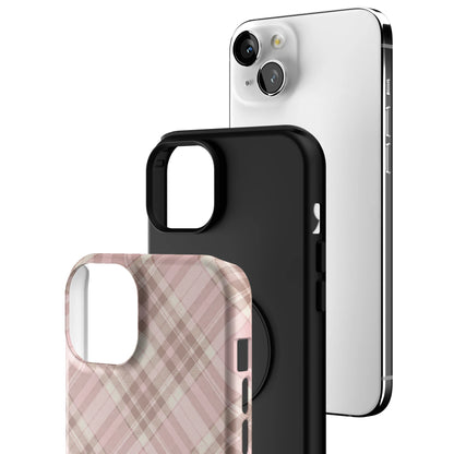 Blush Plaid iPhone Case gallery - Iphone_15_Mini_Air_Plus_3