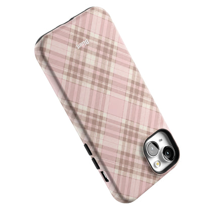 Blush Plaid iPhone Case gallery - Iphone_15_Mini_Air_Plus_5