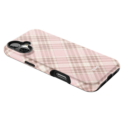 Blush Plaid iPhone Case gallery - Iphone_16_Mini_Air_Plus_2