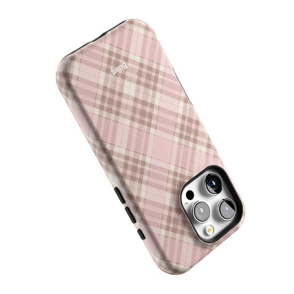 Blush Plaid iPhone Case gallery - Iphone_16_Pro_5