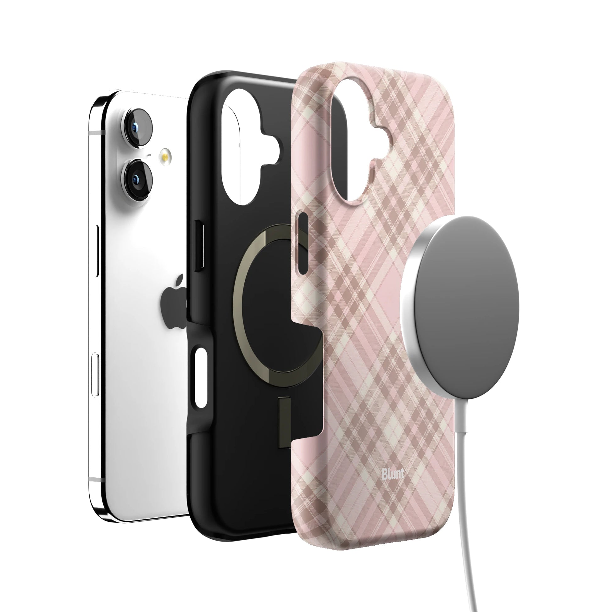 Blush Plaid iPhone Case gallery - Iphone_17_Iphone_4