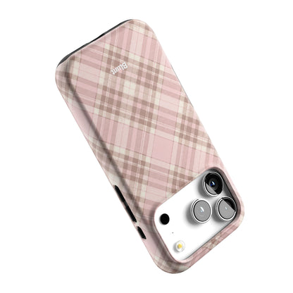 Blush Plaid iPhone Case gallery - Iphone_17_Pro_5