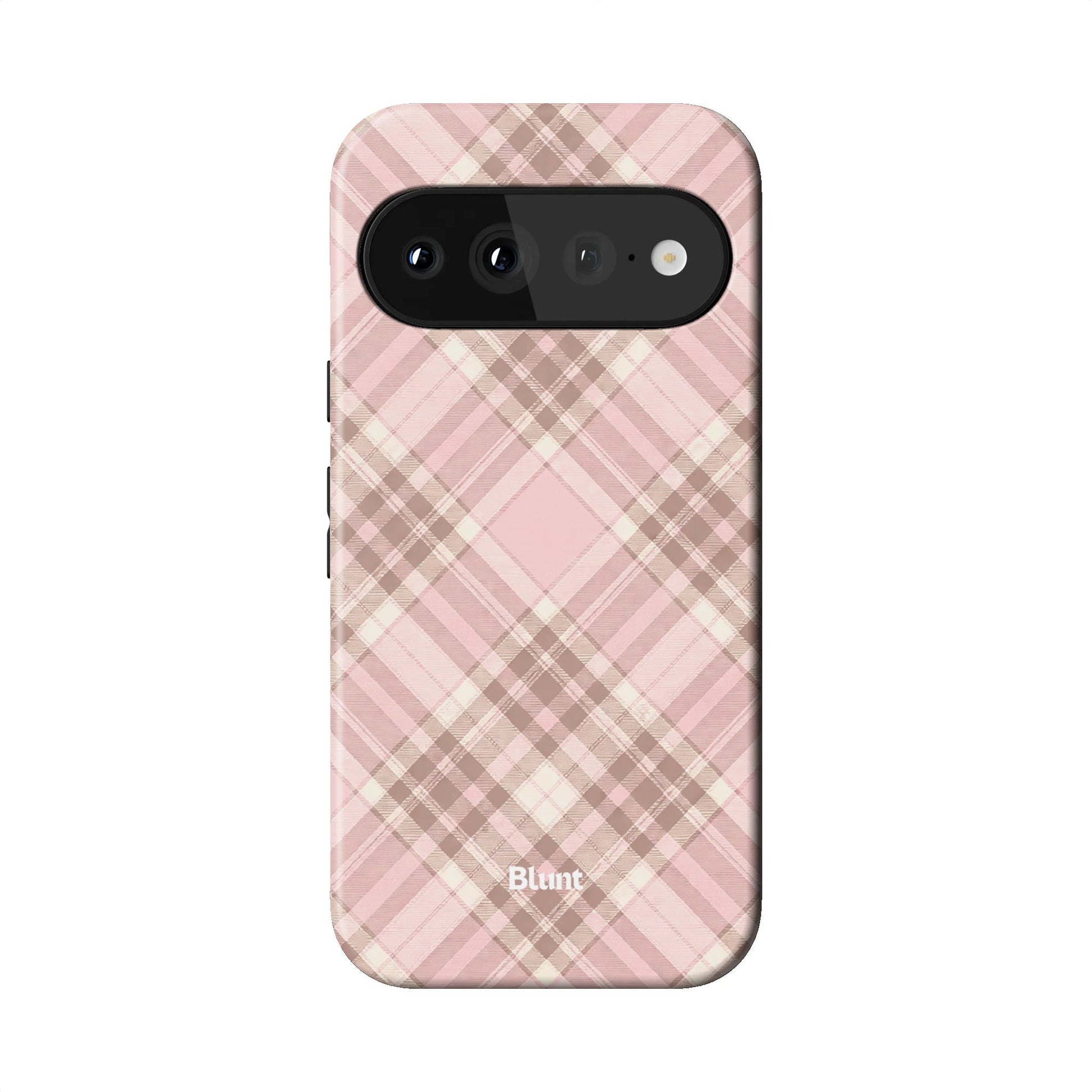 Blush Plaid Pixel Case - Blunt Cases
