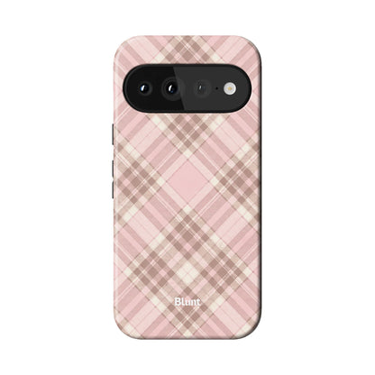 Blush Plaid Pixel Case - Blunt Cases