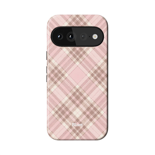 Blush Plaid Pixel Case - Blunt Cases