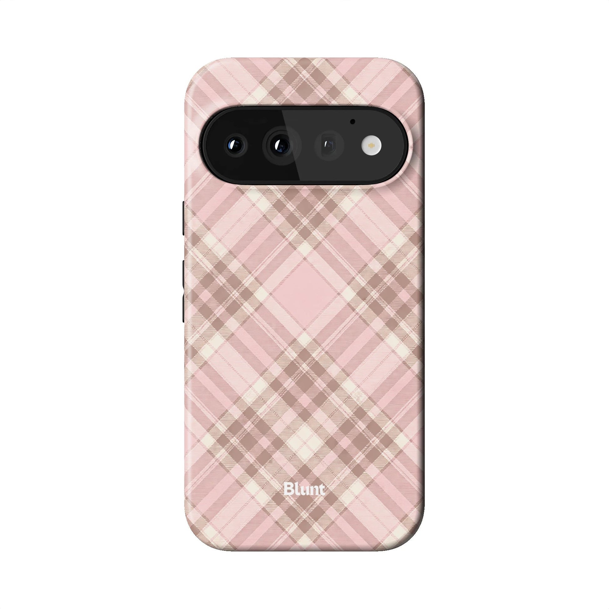 Blush Plaid Pixel Case - Blunt Cases