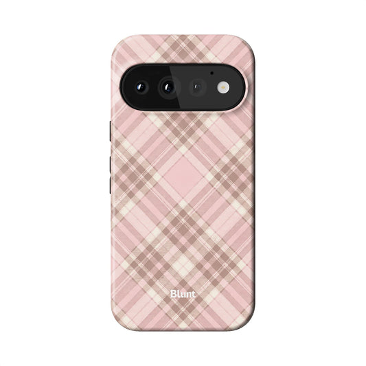 Blush Plaid Pixel Case - Blunt Cases