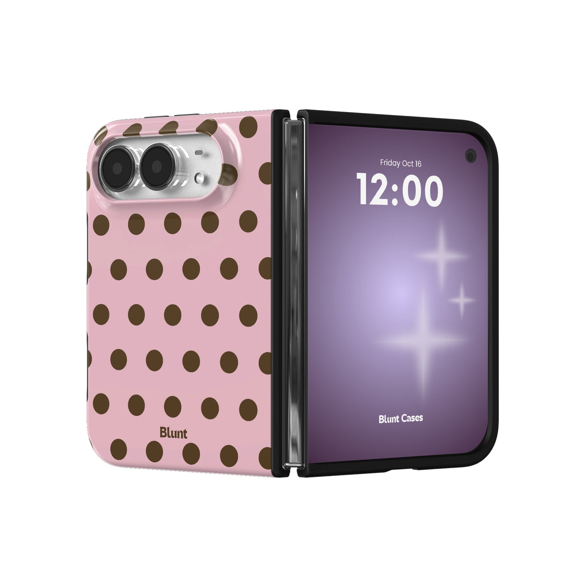blush-polka-iphone-case iPhone 18 Duo case, view 3