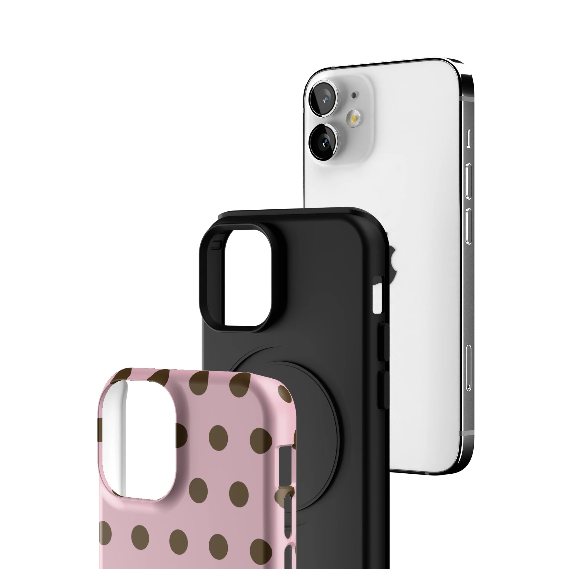 Blush Polka iPhone Case gallery - Iphone_12_Mini_Air_Plus_3