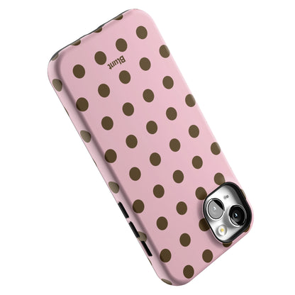 Blush Polka iPhone Case gallery - Iphone_14_Mini_Air_Plus_5