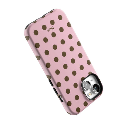 Blush Polka iPhone Case gallery - Iphone_15_Iphone_5