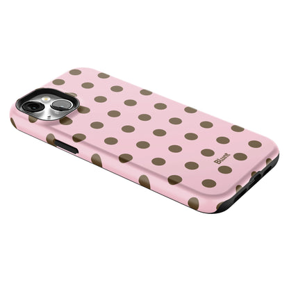 Blush Polka iPhone Case gallery - Iphone_15_Mini_Air_Plus_2