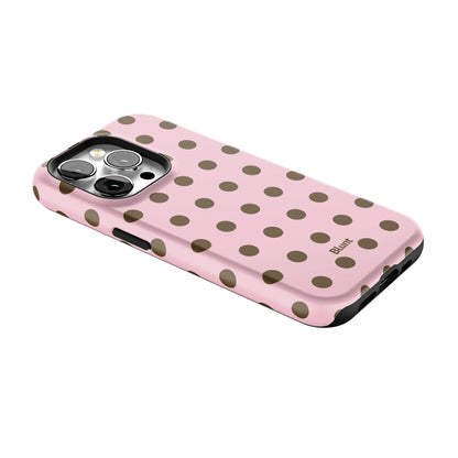 Blush Polka iPhone Case gallery - Iphone_15_Pro_2