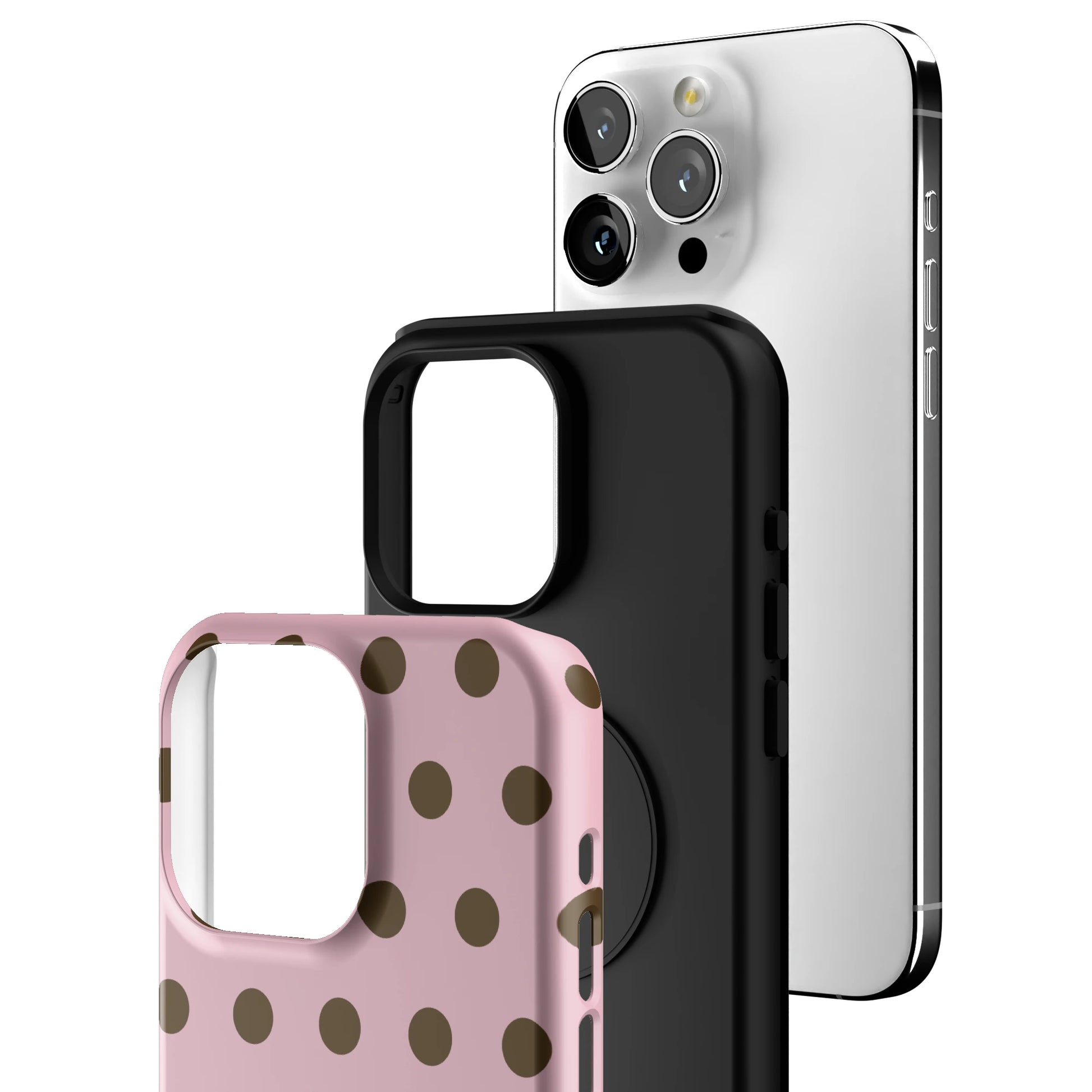 Blush Polka iPhone Case gallery - Iphone_15_Pro_Max_3