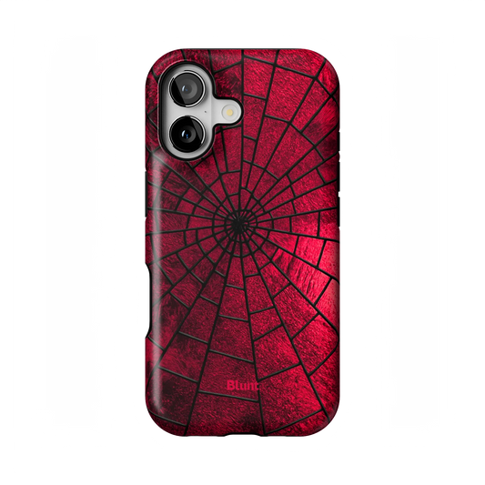 Crimson Web iPhone Case