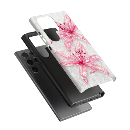 Pink-Floral-Luster-samsung-case-S24 Ultra-3