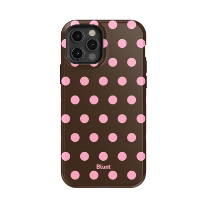 Chocolate Polka iPhone Case