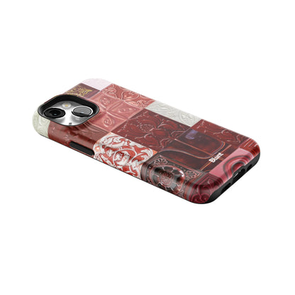 Checkered-Rouge-iphone-case-iPhone 13 Mini-2
