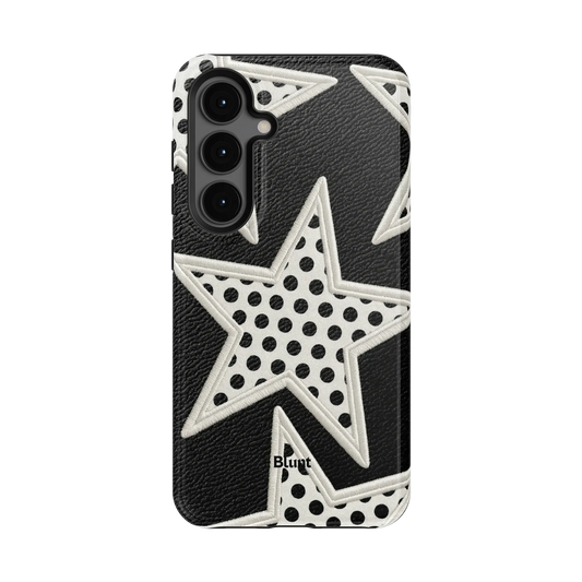 Noir Polka Star Samsung Case