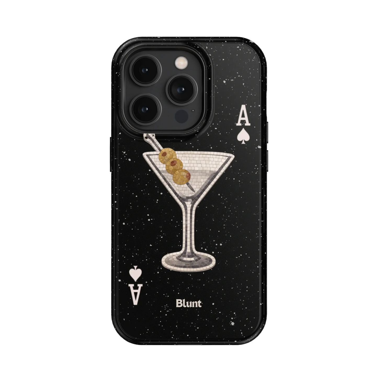 Black Dirty Martini iPhone Case