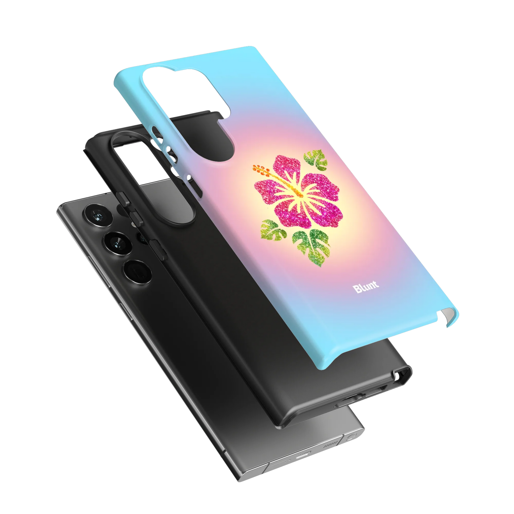 Hibiscus-Glow-samsung-case-Galaxy S23 Ultra-3
