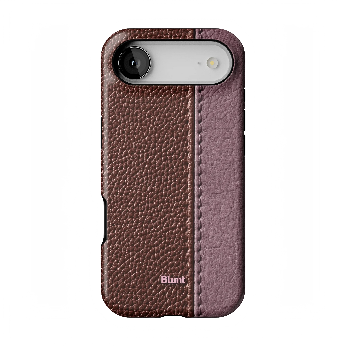 Maroon Grain iPhone Case