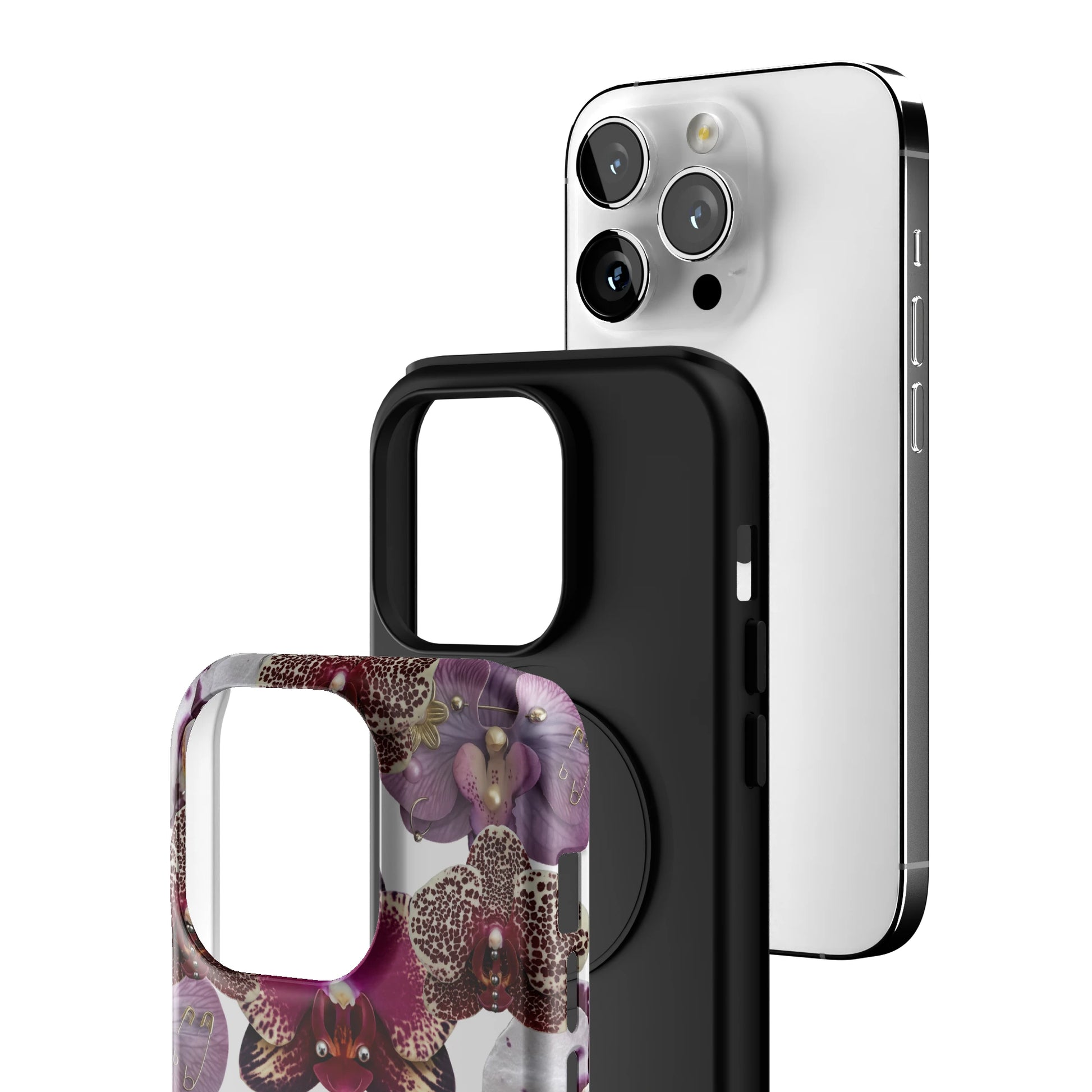 Botanical Orchid iPhone Case gallery - Iphone_14_Pro_3