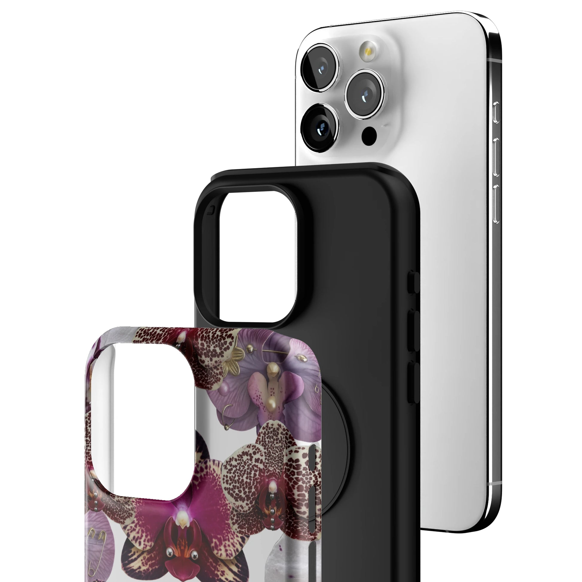 Botanical Orchid iPhone Case gallery - Iphone_15_Pro_Max_3