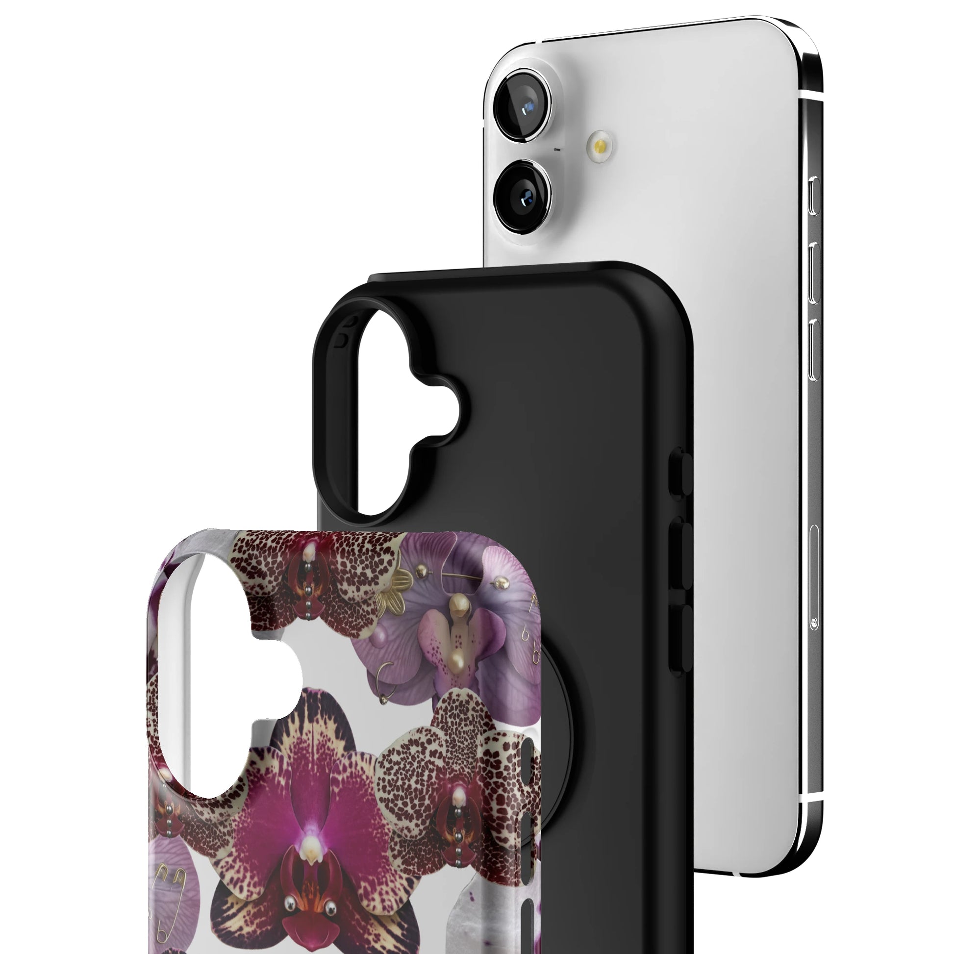 Botanical Orchid iPhone Case gallery - Iphone_16_Mini_Air_Plus_3