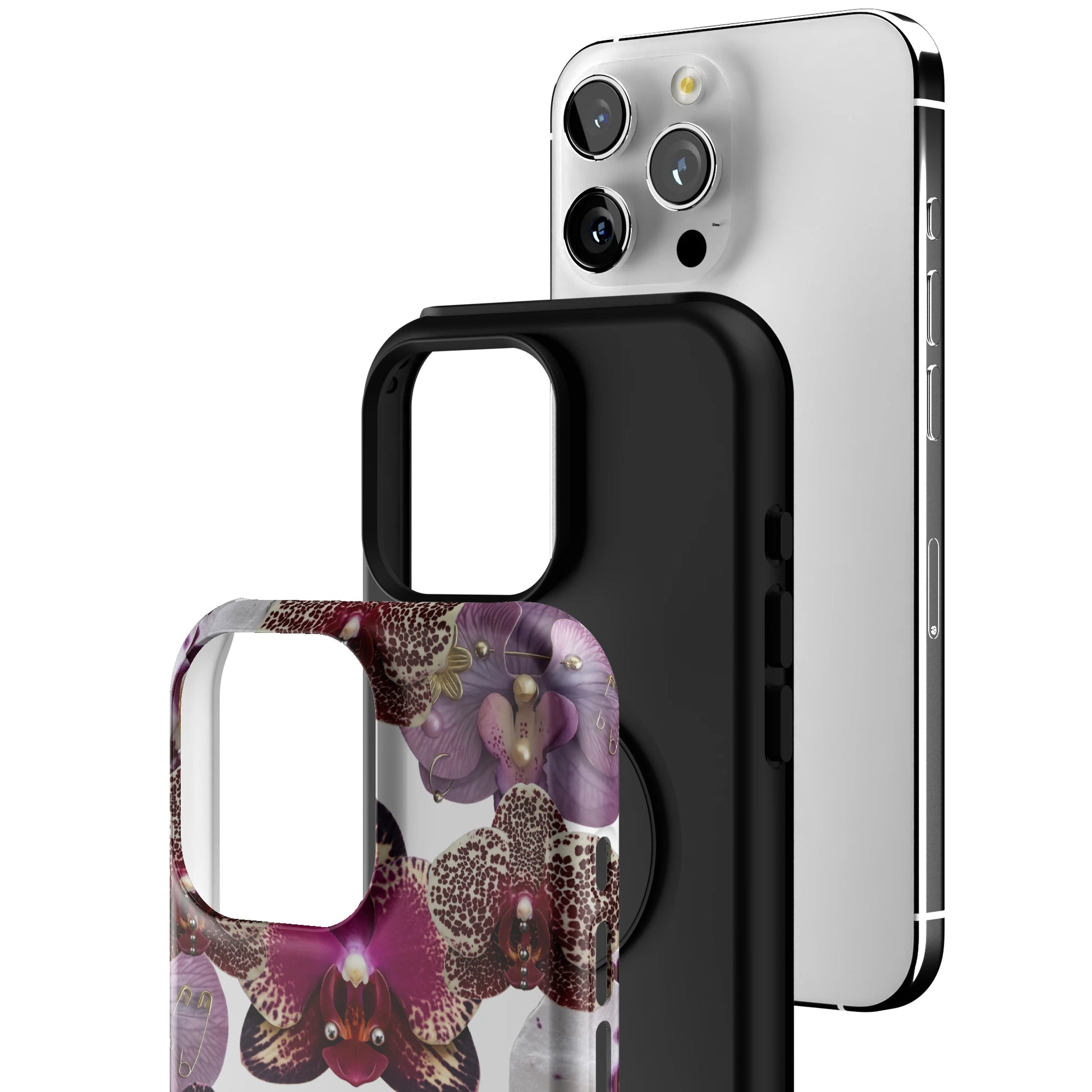 Botanical Orchid iPhone Case gallery - Iphone_16_Pro_Max_3