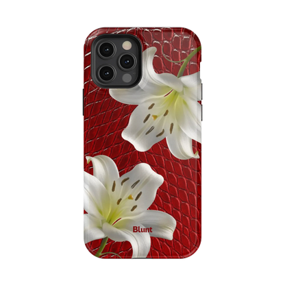 Crimson Lily iPhone Case