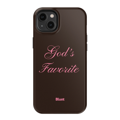 Gods Favorite Brown iPhone Case