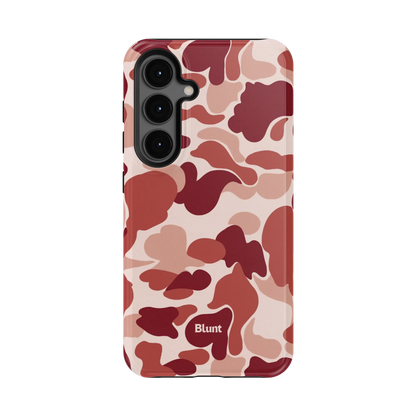 Reddish Camo Samsung Case
