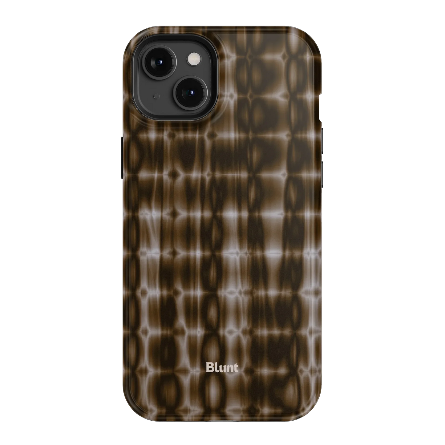 Brown Ripple iPhone Case
